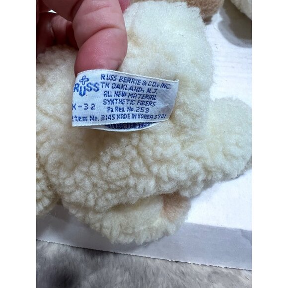 Russ Snuggle 1986 bears stuffed plush lot of three - Picture 6 of 7